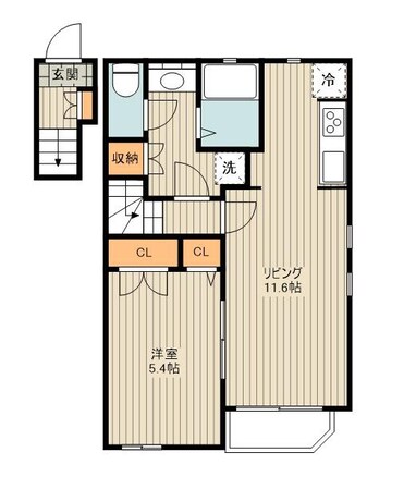 メイフェア祖師谷の物件間取画像